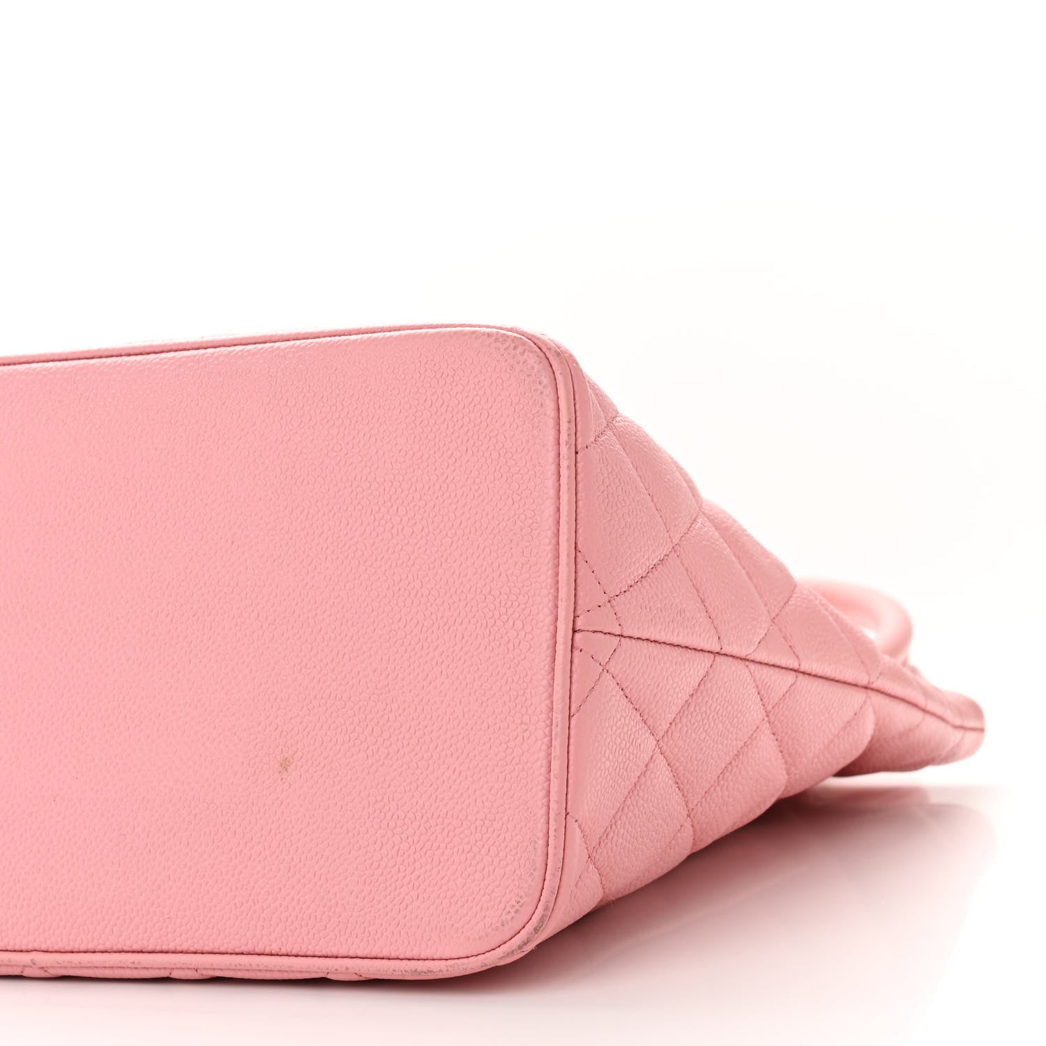 Chanel Caviar Quilted Medallion Tote Dark Pink 10 of 12