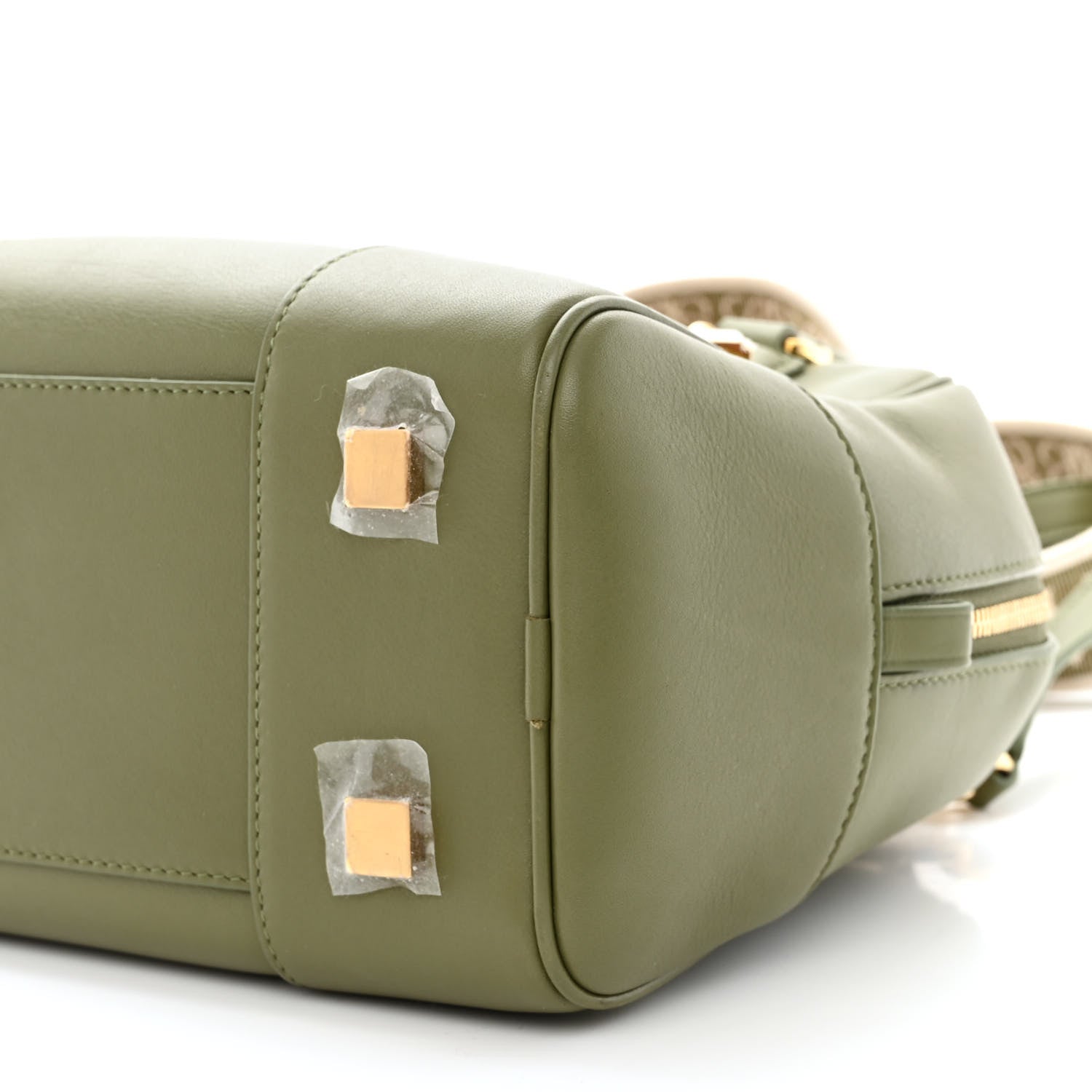 Loewe Nappa Calfskin Mini Amazona 16 Square Bag Avocado Green 9 of 9
