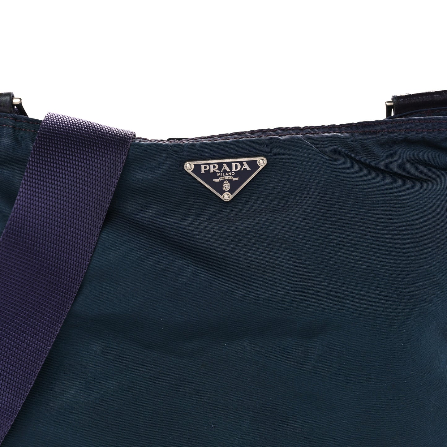 Nylon Vela Flat Messenger Bag Royal