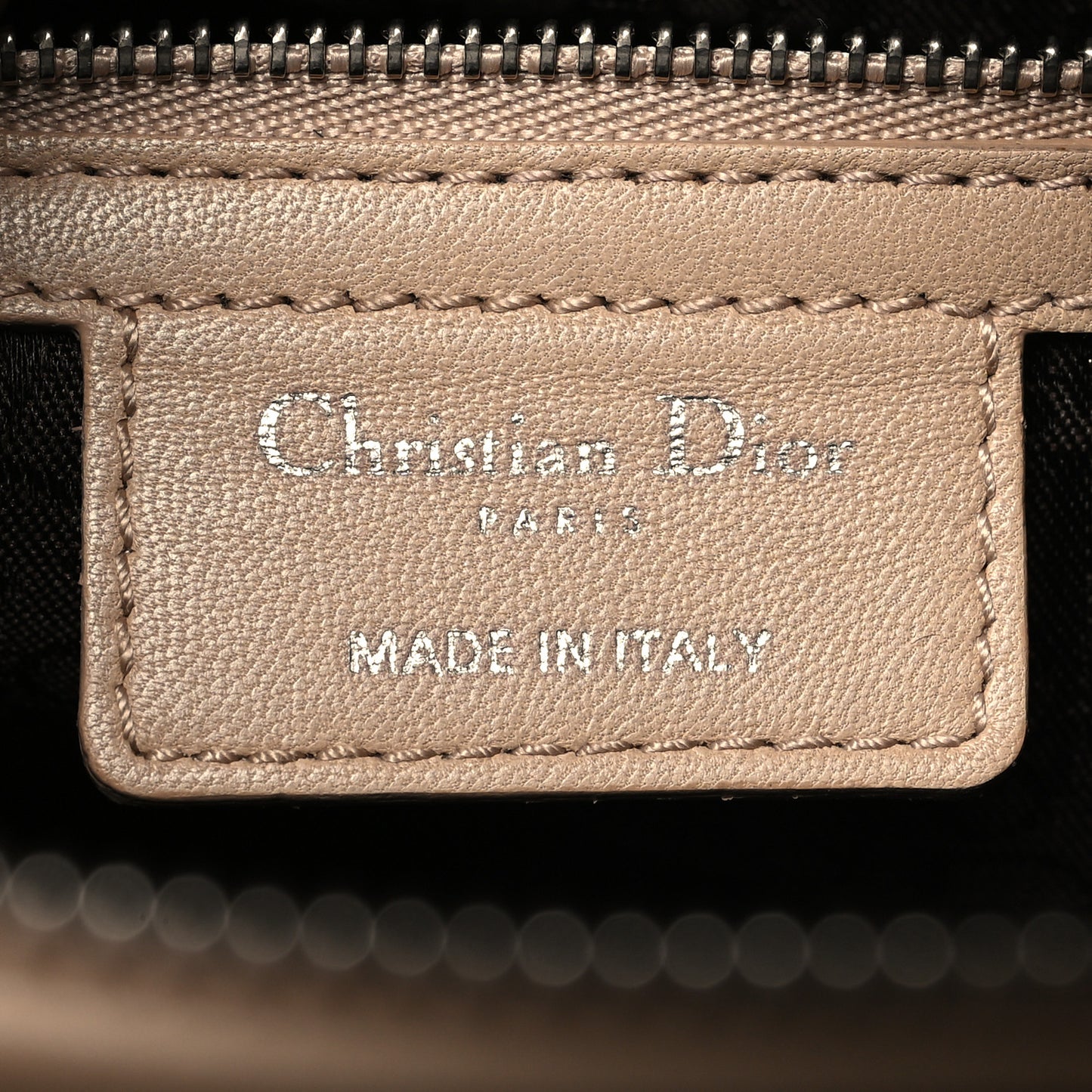 Lambskin Cannage Large Lady Dior Beige