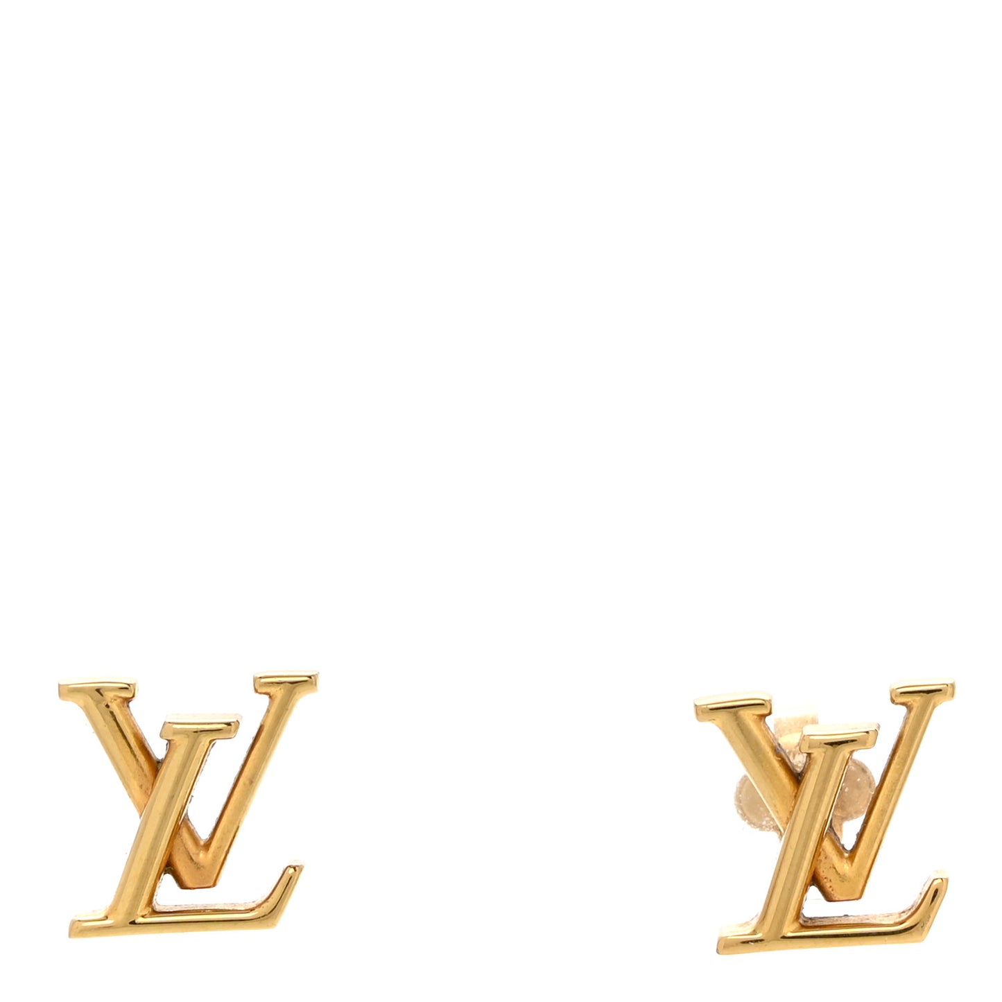 Metal LV Iconic Earrings Gold