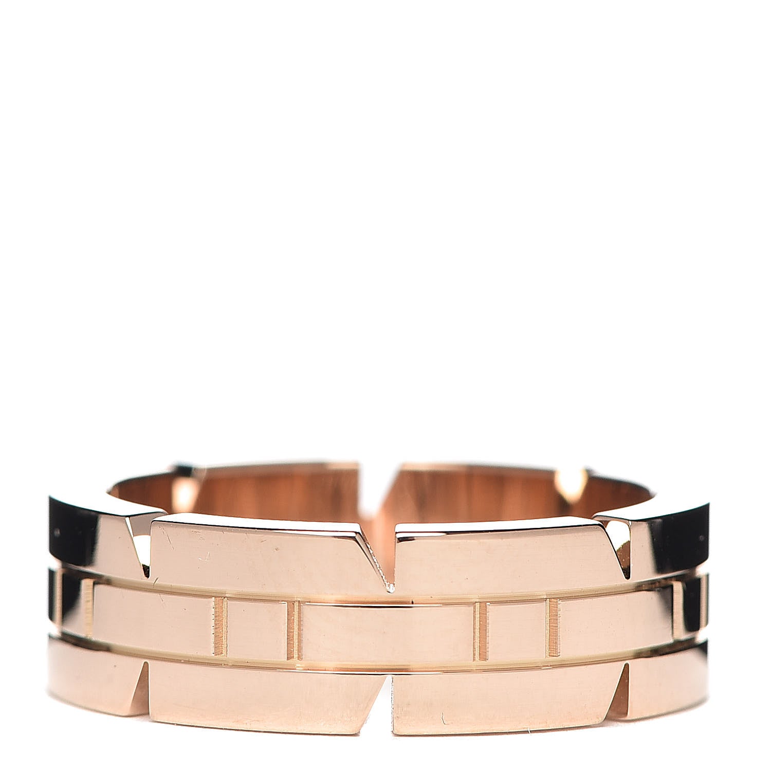 Cartier 18K Pink Gold Tank Francaise Ring 51 5.75 1 of 4