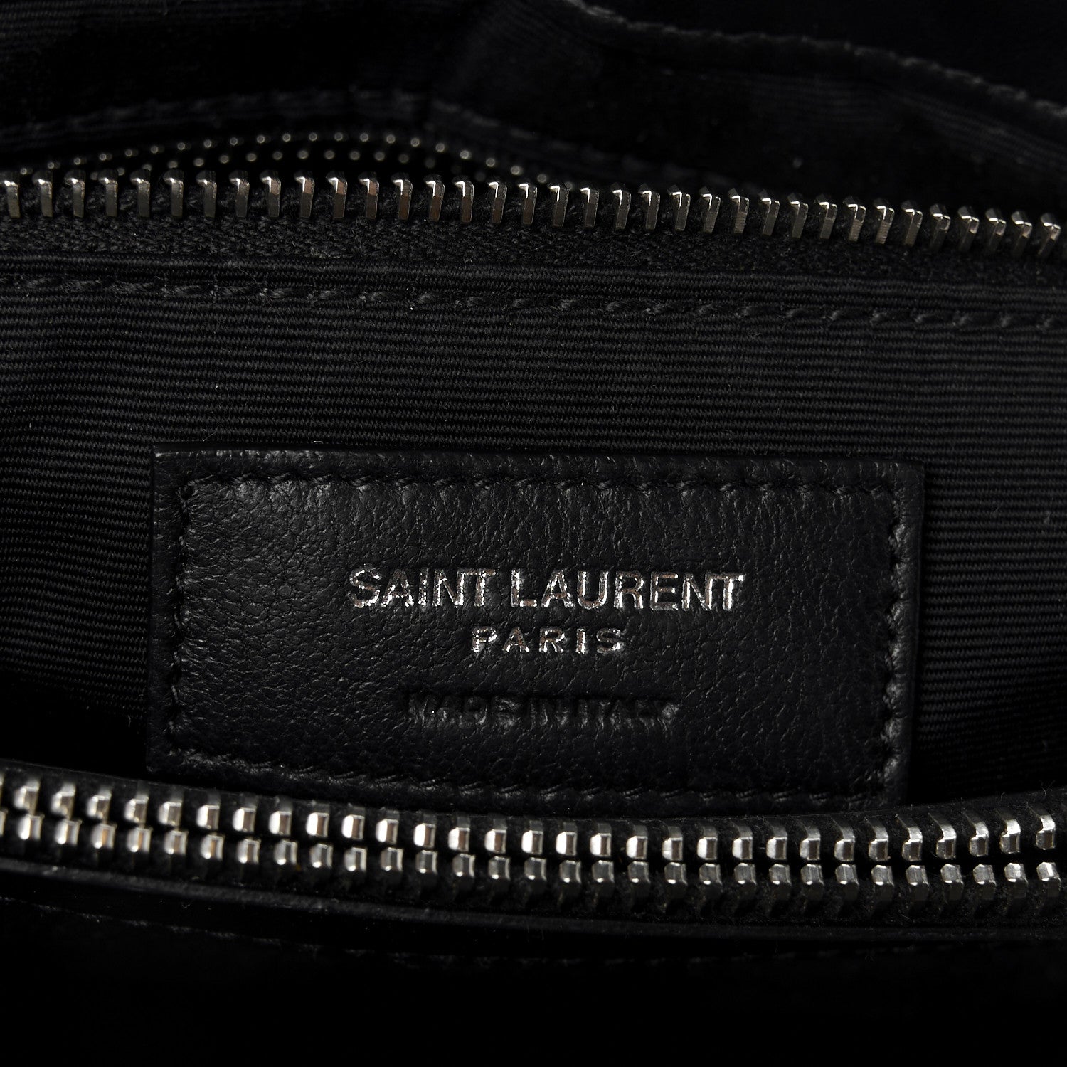 Saint Laurent Calfskin Y Quilted Monogram Medium Loulou Chain Satchel Black 7 of 11