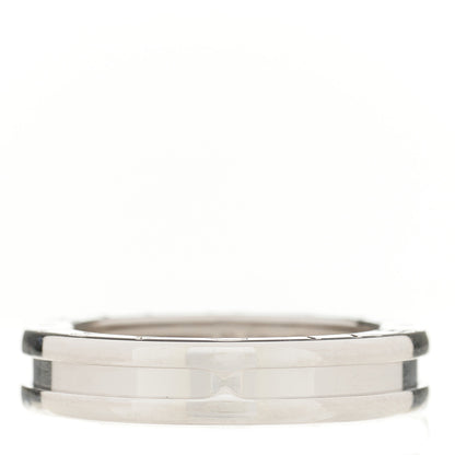 Bulgari 18K White Gold B.Zero1 One-Band Ring 54 6.75 1 of 3