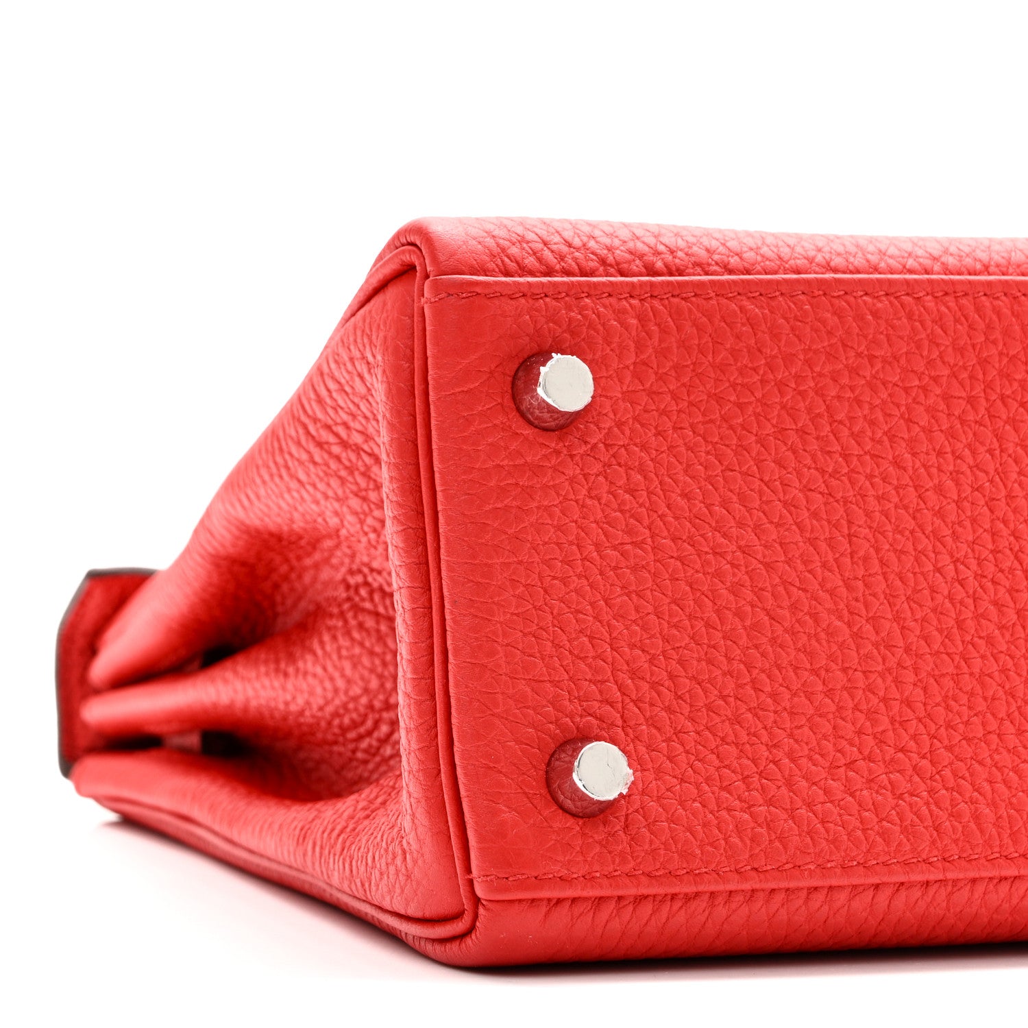 Hermes Togo Kelly Retourne 25 Rouge De Coeur 9 of 11