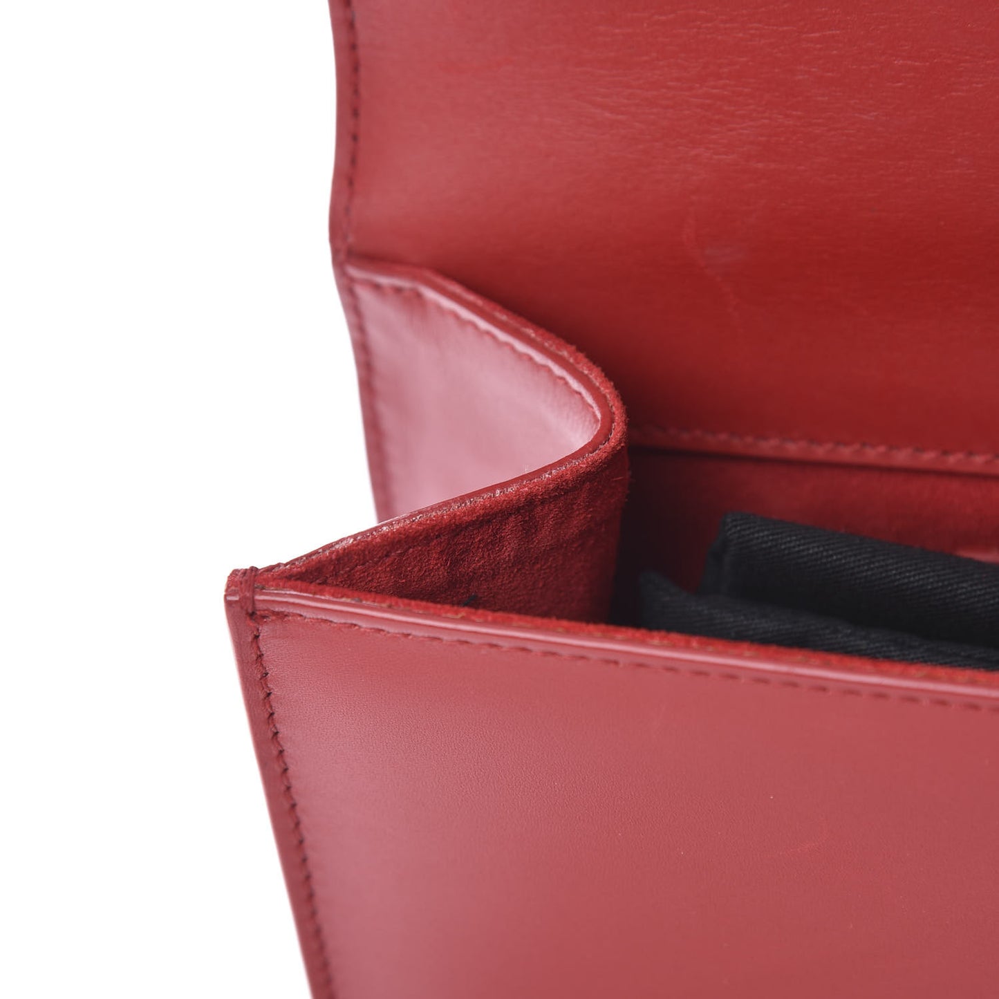 Calfskin Monogram Cassandre Clutch Rouge Orient