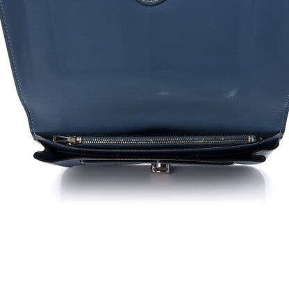 Hermes Veau Rodeo Dogon Duo Wallet Blue Jean 9 of 11