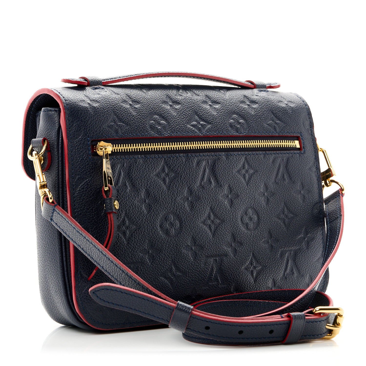 Louis Vuitton Empreinte Pochette Metis Marine Rouge 3 of 9