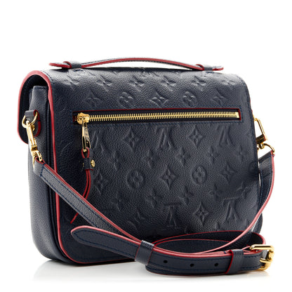 Louis Vuitton Empreinte Pochette Metis Marine Rouge 3 of 9