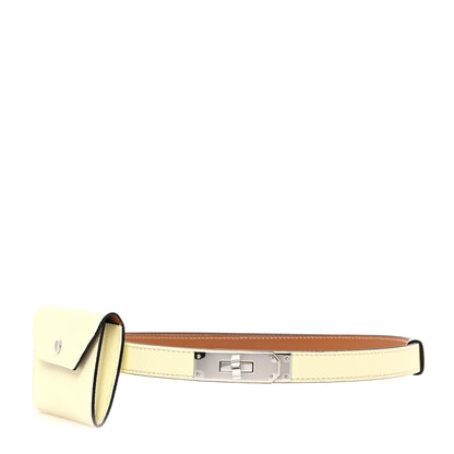 Hermes Epsom Kelly Pocket Belt Jaune Milton 1 of 6