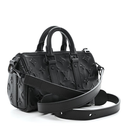 Louis Vuitton Monogram Seal Keepall XS Black 3 of 9