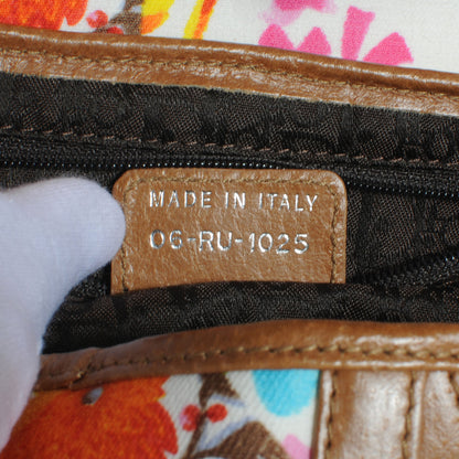 Christian Dior Canvas Floral Saddle Bag 6 of 7