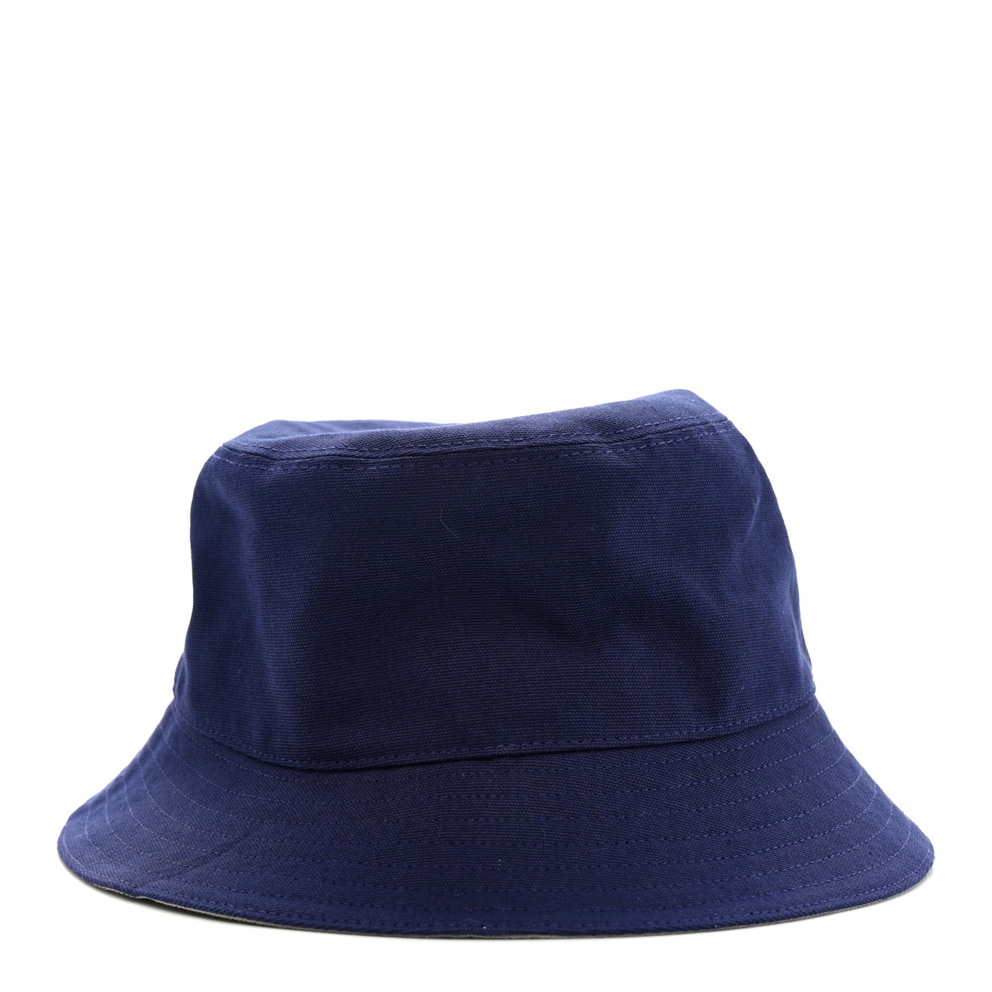 Cotton Woven Atelier Bob Bucket Hat M Blue