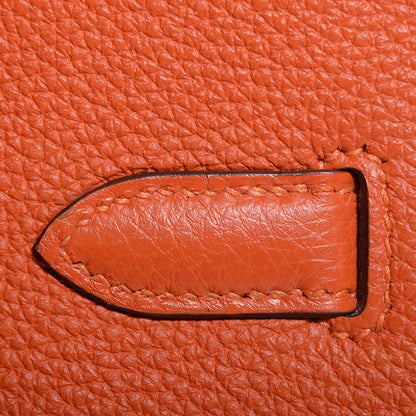 Hermes Togo Birkin 35 Orange 10 of 24