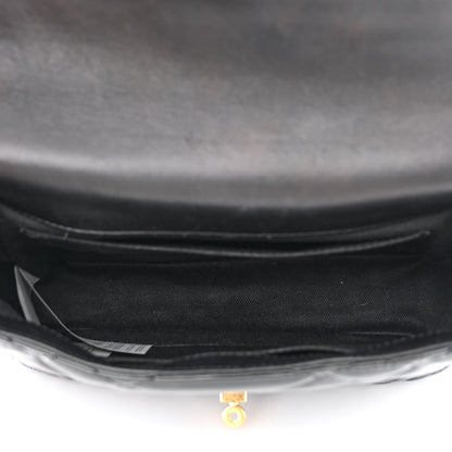 Versace Patent Quilted Icon Shoulder Bag Black 5 of 14