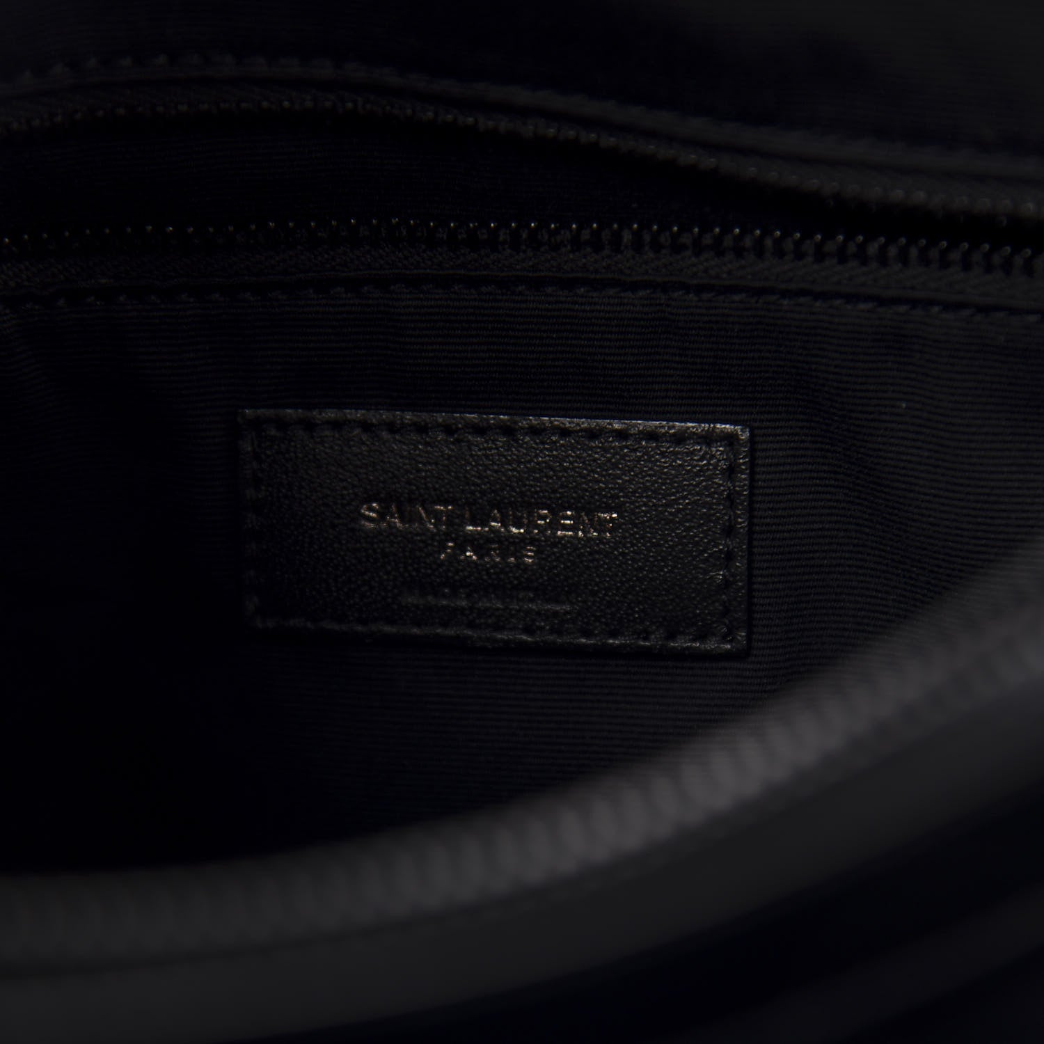 Saint Laurent Calfskin Y Quilted Monogram Medium Loulou Chain Satchel Black 6 of 12