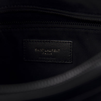 Saint Laurent Calfskin Y Quilted Monogram Medium Loulou Chain Satchel Black 6 of 12