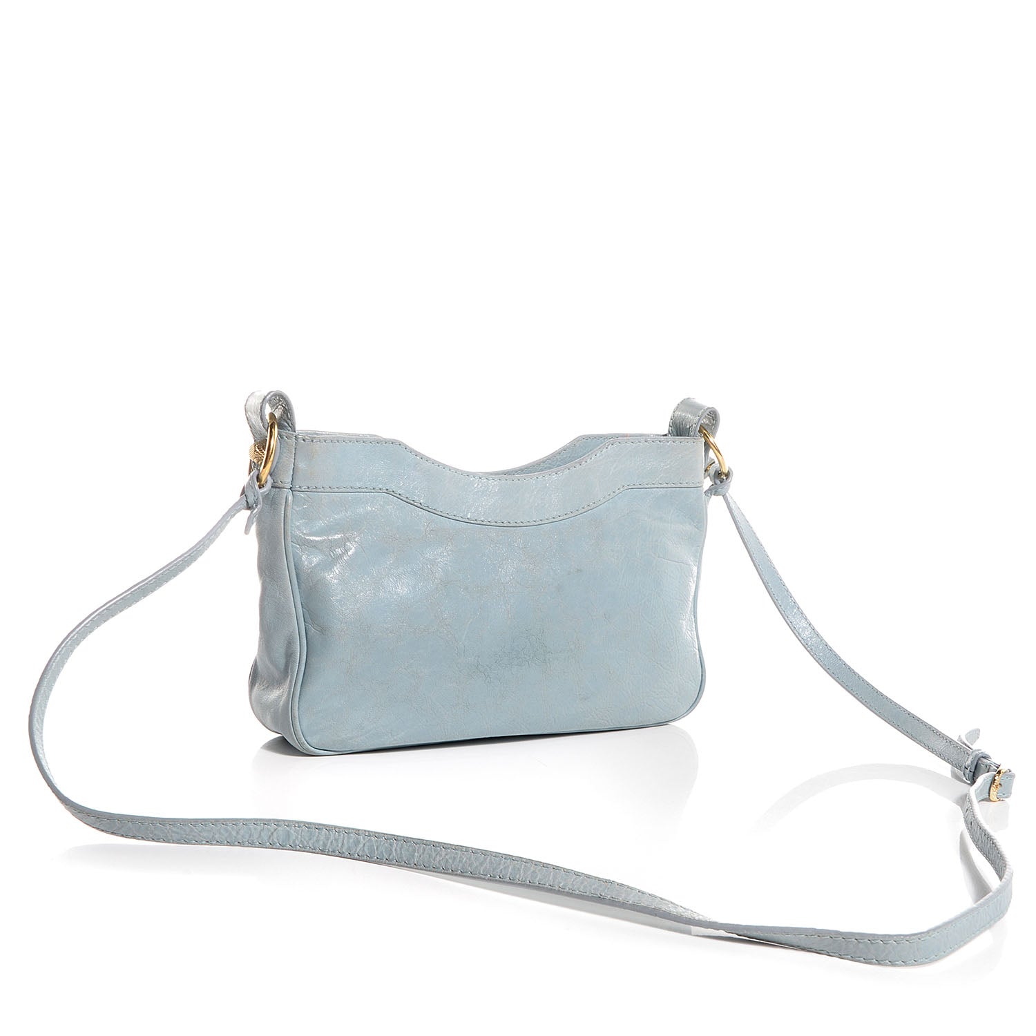 Balenciaga Agneau Giant 12 Gold Hardware Hip Bleu Acier 4 of 11