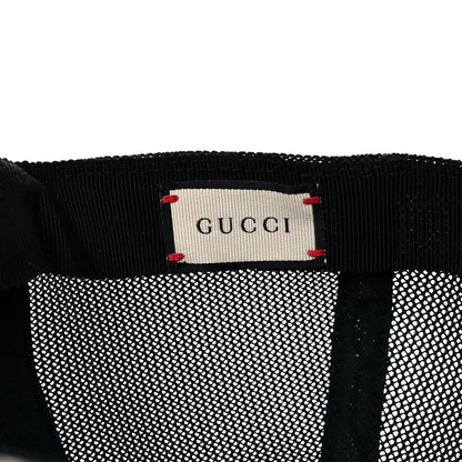 Gucci X SEGA Calfskin GUCCY Stars Baseball Hat L Black Gold 7 of 8