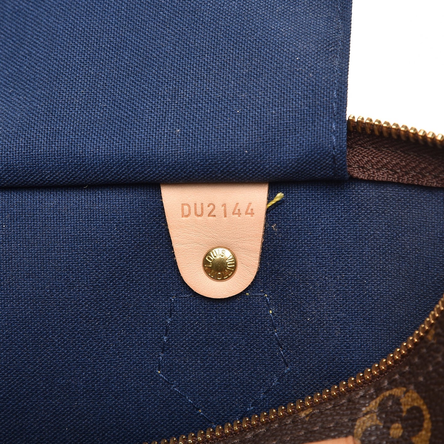 Monogram My LV Heritage Speedy 30 Blue Marine Gris