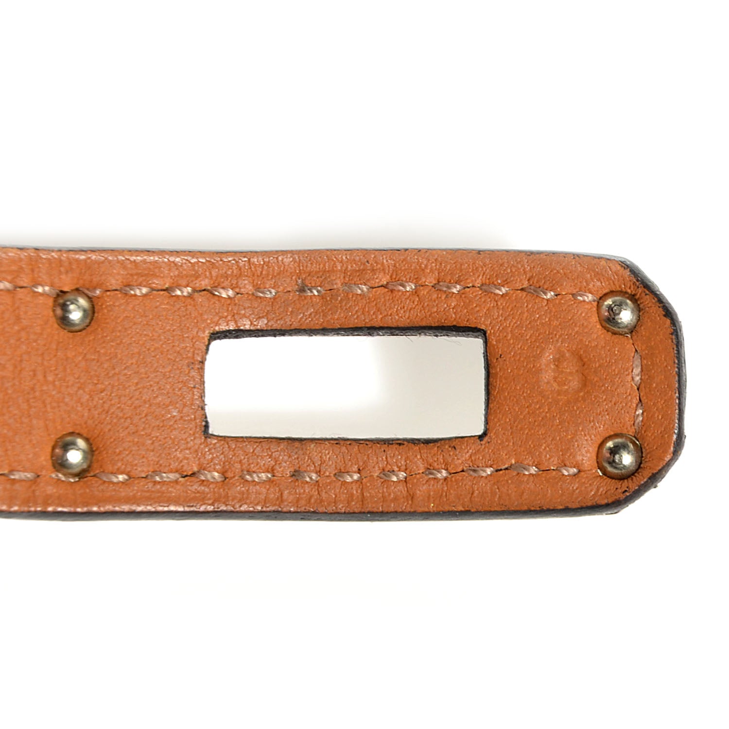 Hermes Matte Alligator Kelly Double Tour Bracelet Small Graphite 5 of 9