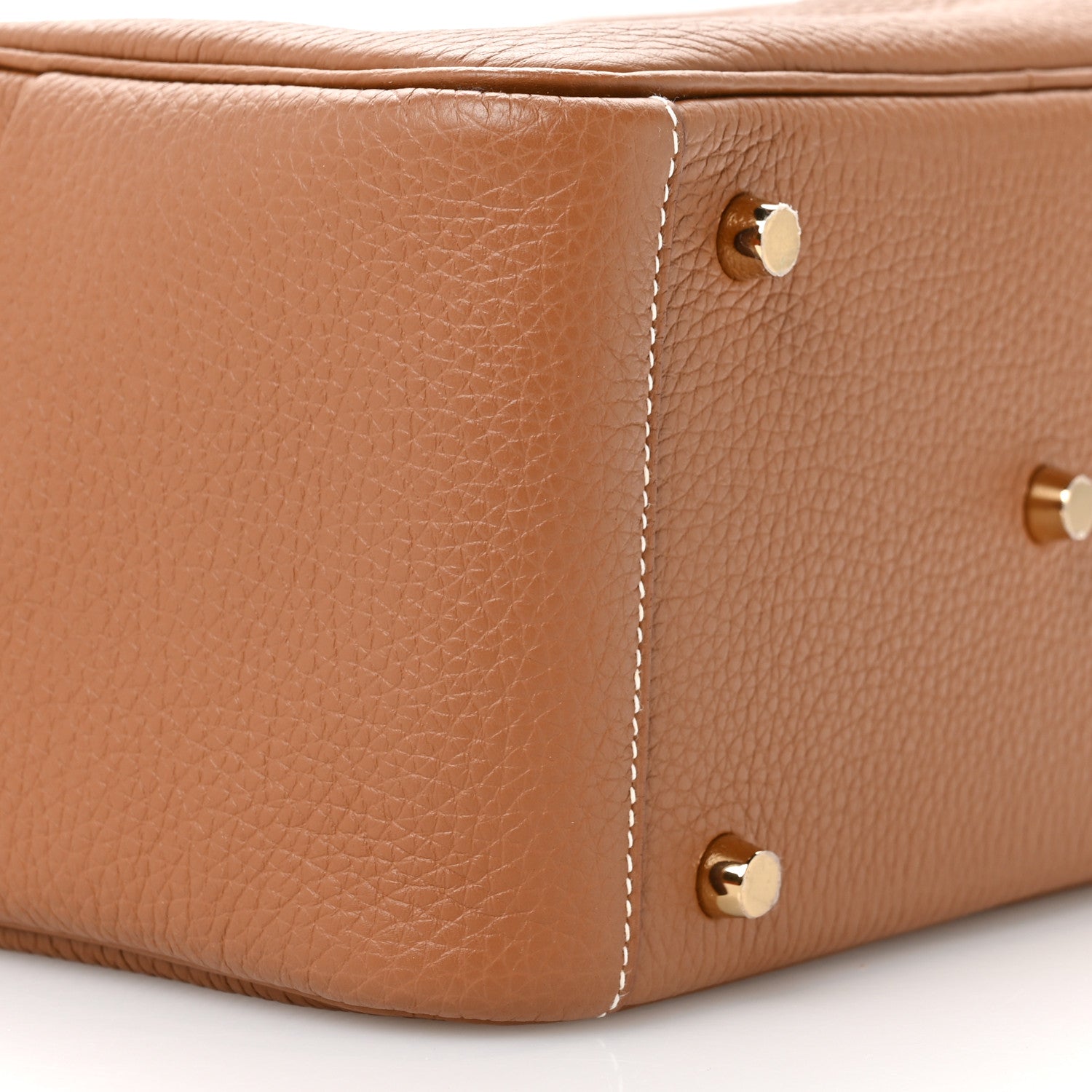 Hermes Taurillon Clemence Lindy 26 Gold 9 of 11