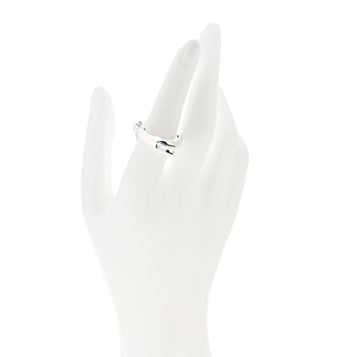 Hermes Sterling Silver PM Galop Ring 54 7 2 of 7