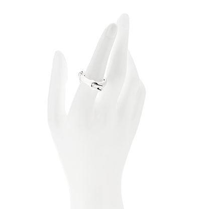 Hermes Sterling Silver PM Galop Ring 54 7 2 of 7