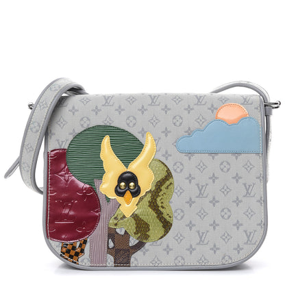 Louis Vuitton Mini Monogram Patchwork Conte De Fees Musette Grey 1 of 13