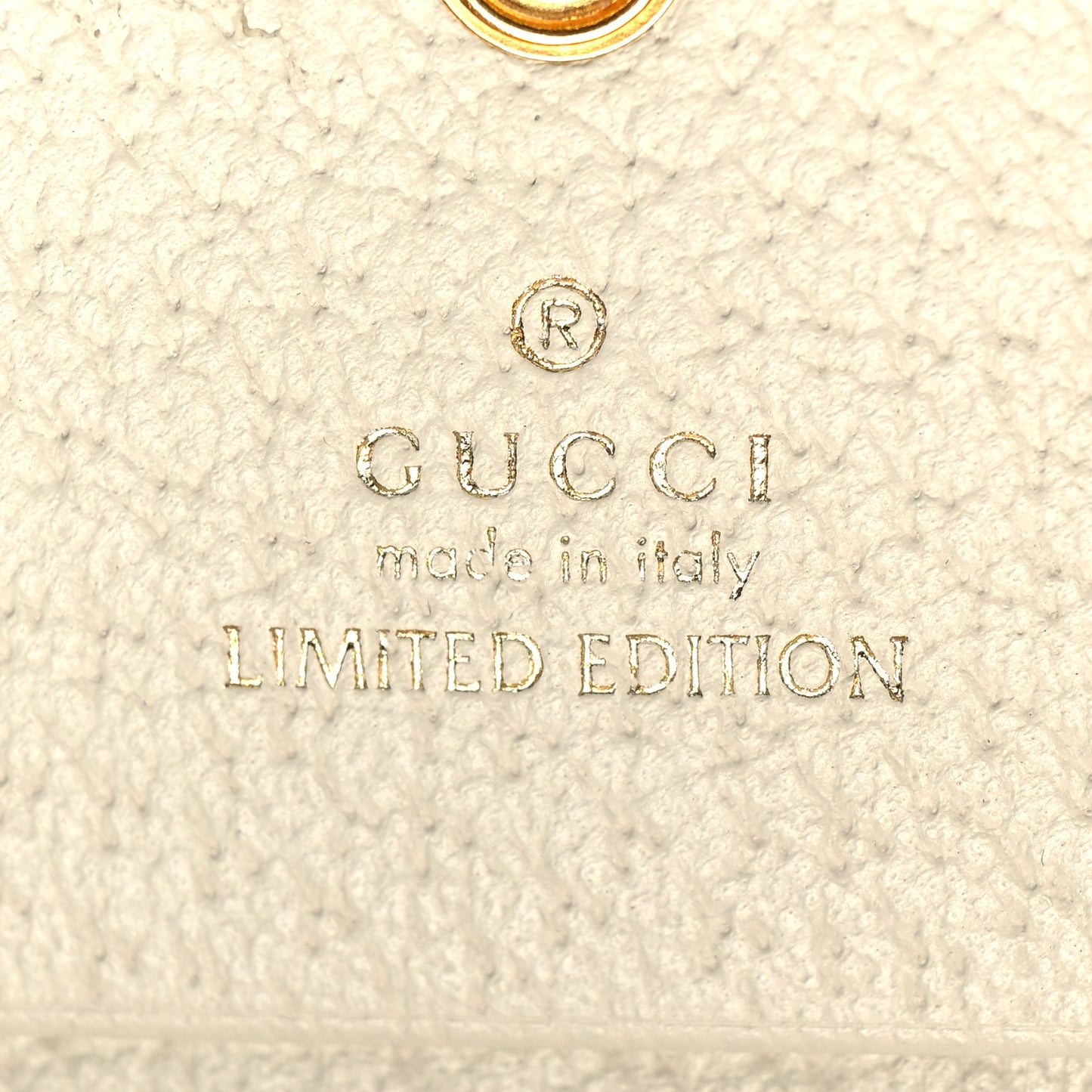 Canvas Flora Card Case Wallet White