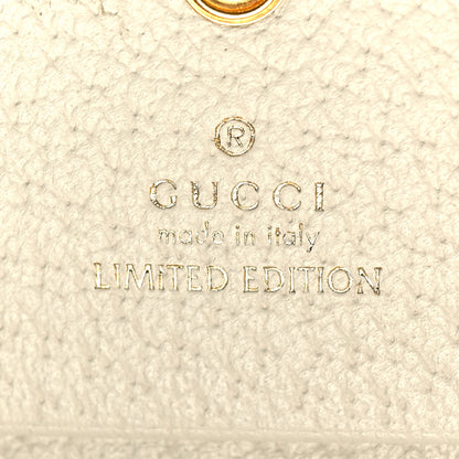 Gucci Canvas Flora Card Case Wallet White 7 of 12