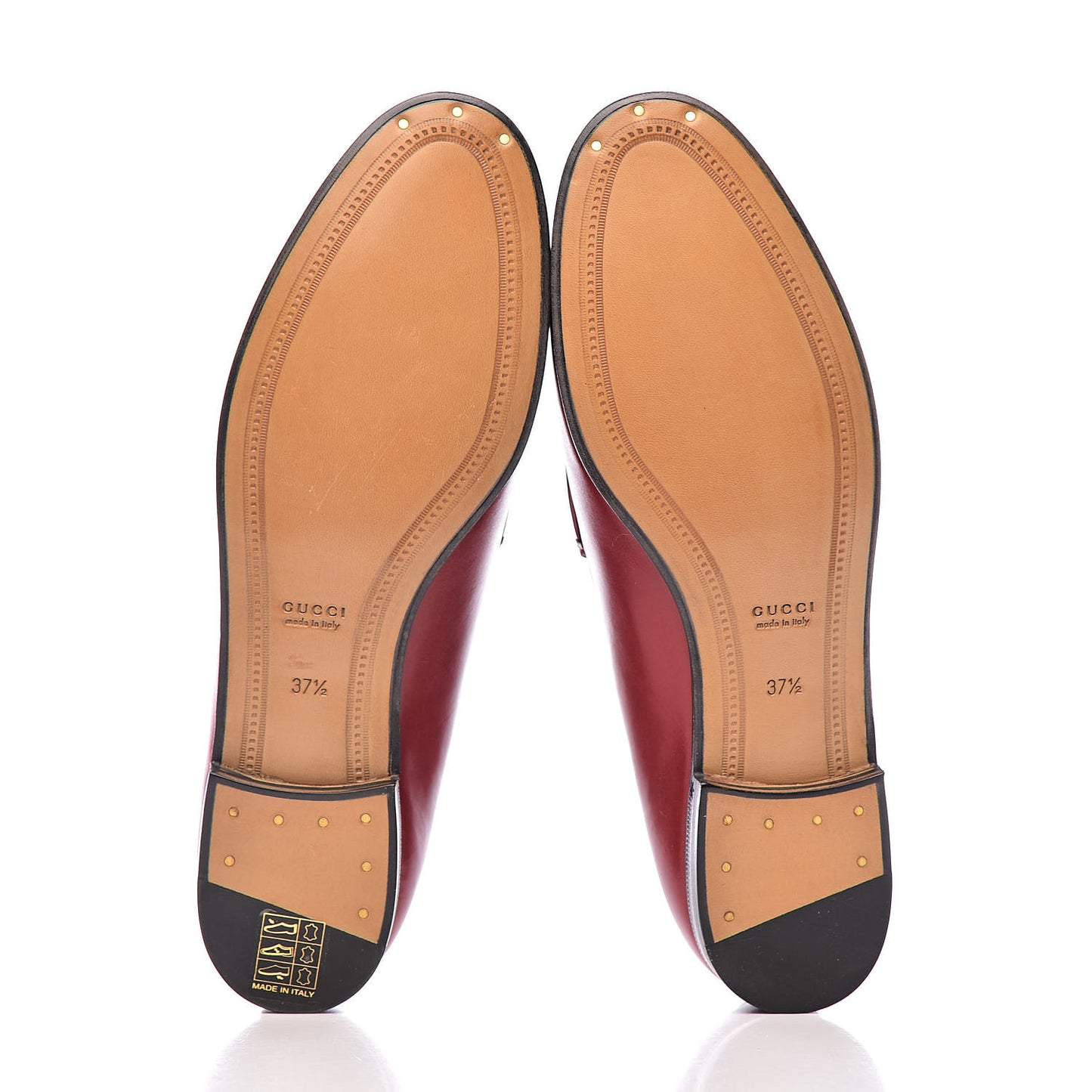 Calfskin Womens Jordaan Loafers 37.5 Hibiscus Red