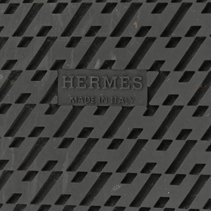 Hermes Suede Calfskin Go Mules 37 Black 8 of 10