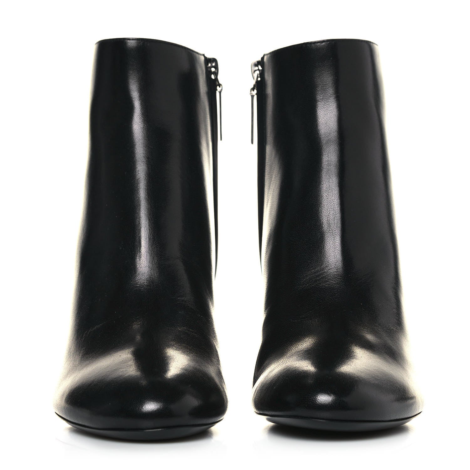 Saint Laurent Calfskin Loulou 70 Ankle Boots 35.5 Black 2 of 9