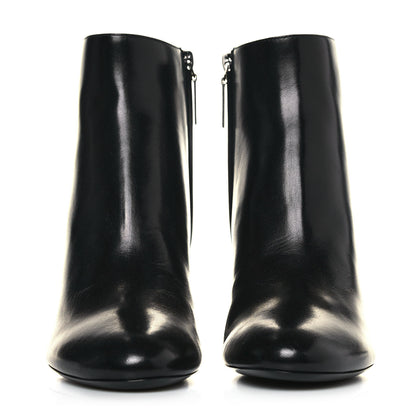 Saint Laurent Calfskin Loulou 70 Ankle Boots 35.5 Black 2 of 9