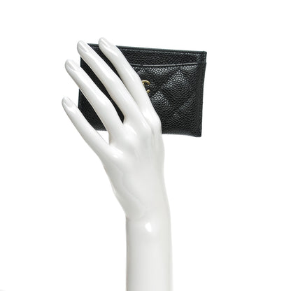 Chanel Caviar Quilted Card Holder Black 2 of 8