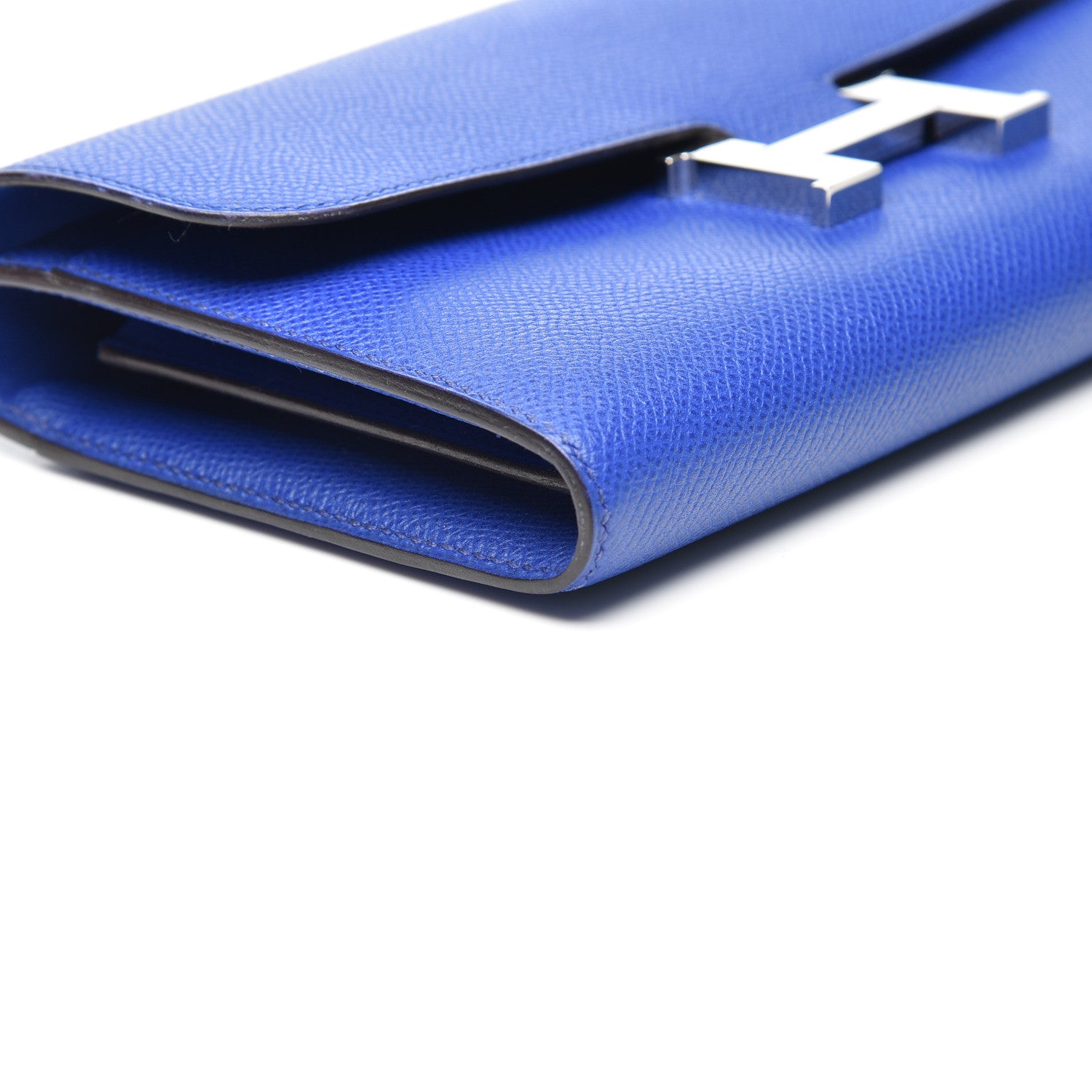 Hermes Epsom Constance Long Wallet Bleu Electrique 4 of 9