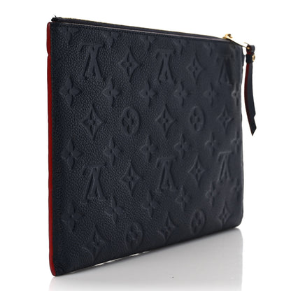 Louis Vuitton Empreinte Pochette Melanie MM Marine Rouge 3 of 6