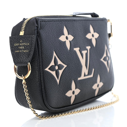Louis Vuitton Empreinte Monogram Giant Mini Pochette Accessories Black 2 of 4