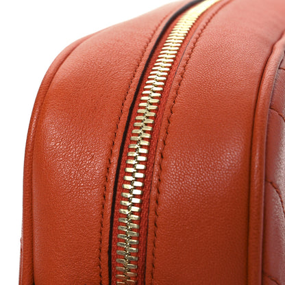 Gucci Sakai Be Green Calfskin Diagonal Stitched Small Blondie Shoulder Bag Orange 10 of 10