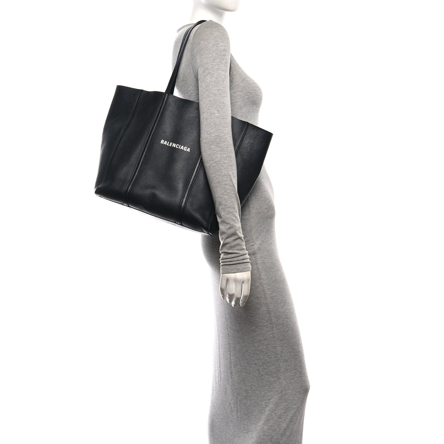 Calfskin Small Everyday Tote Black