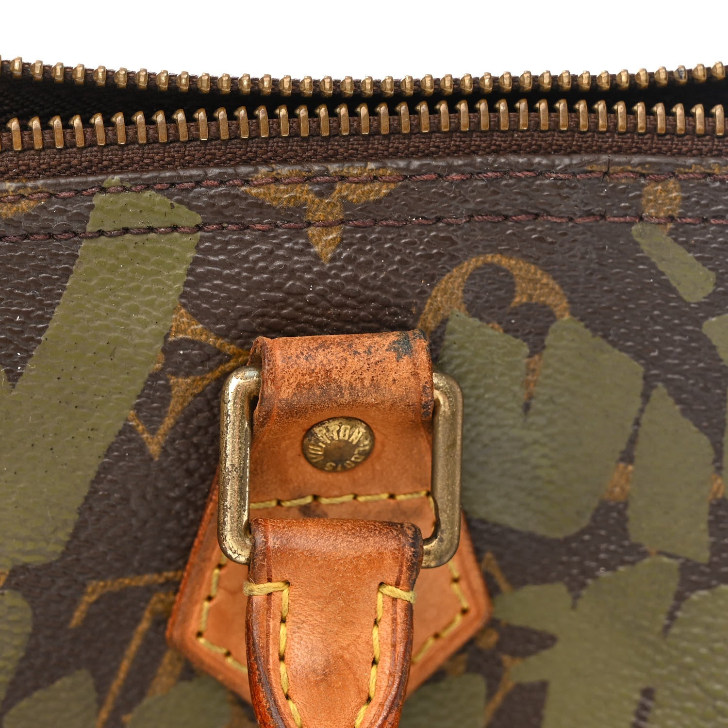 Louis Vuitton Monogram Graffiti Speedy 30 Kaki 15 of 19