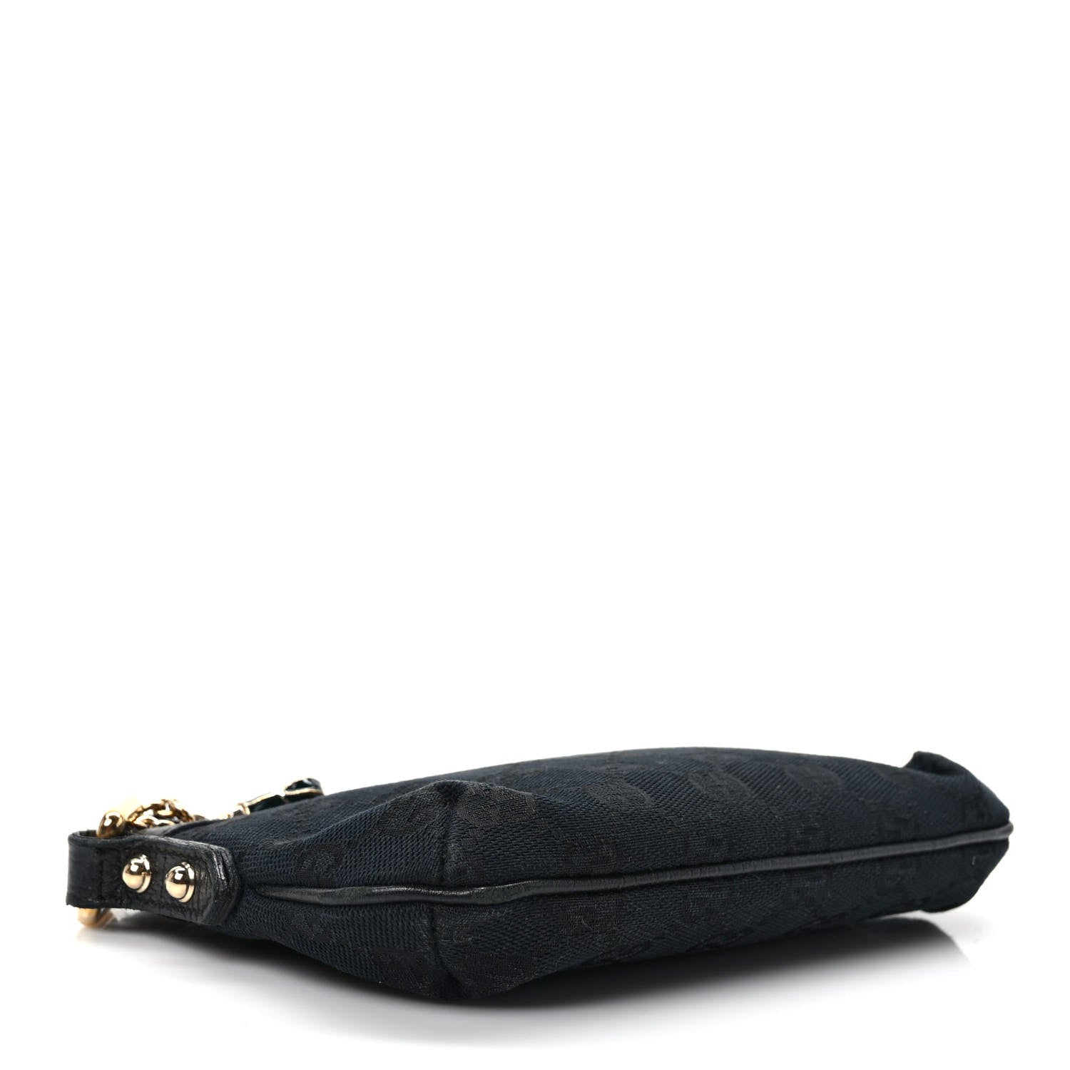 Gucci Monogram Jolicoeur Wristlet Black 4 of 10