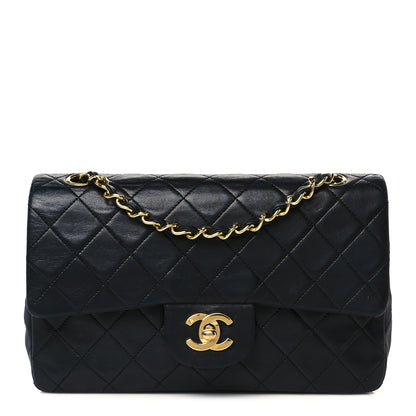 Chanel Lambskin Quilted Small Double Flap Black 1 of 12