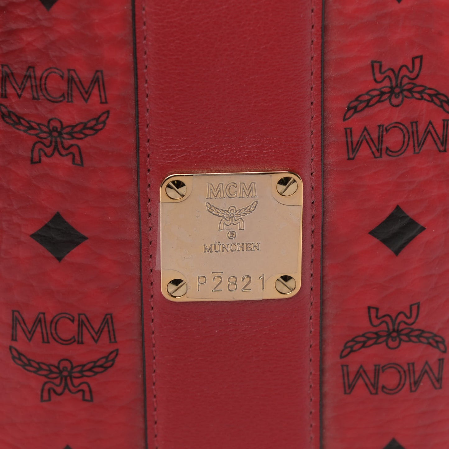 Visetos Large Liz Reversible Shopper Tote Ruby Red