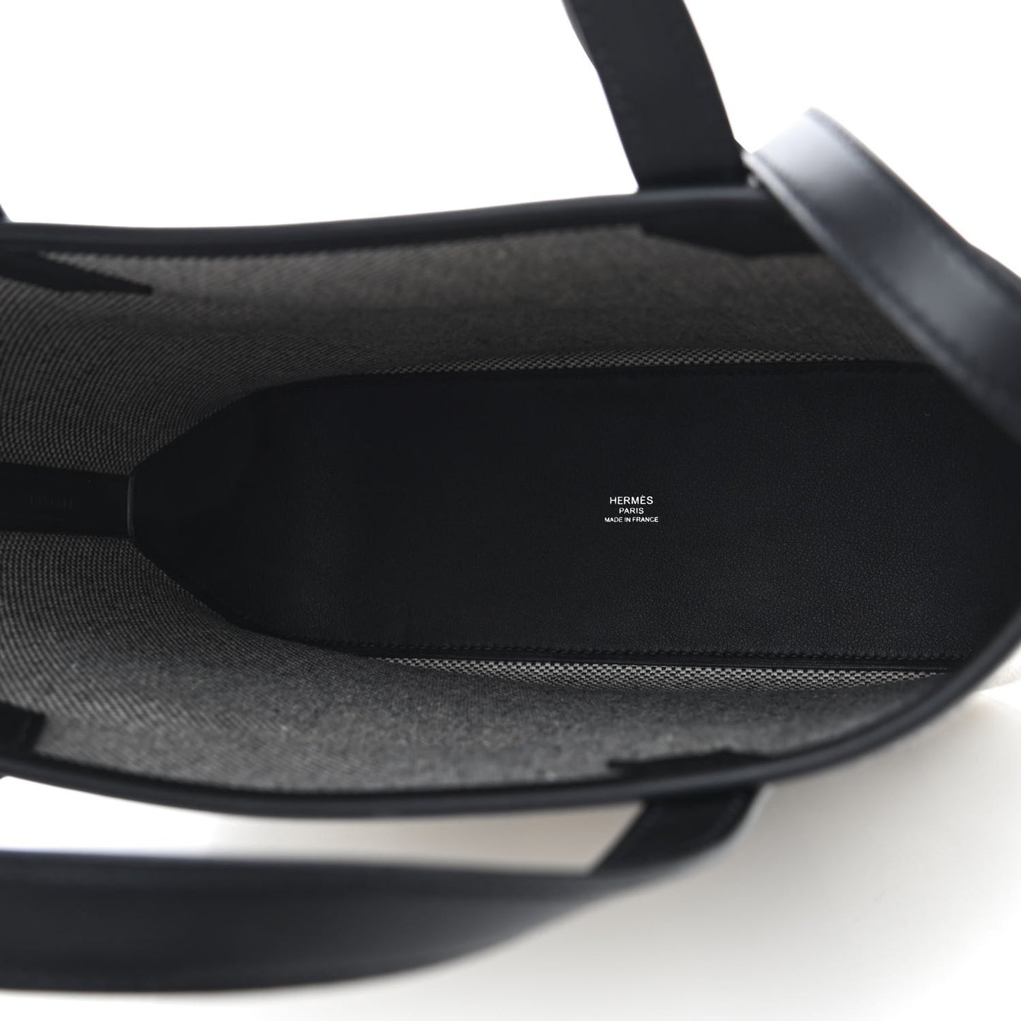 Swift H Canvas Cabas H En Biais 27 Black Ecru