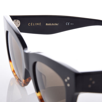 Celine Catherine Sunglasses CL 41098/F/S Black Havana 6 of 7