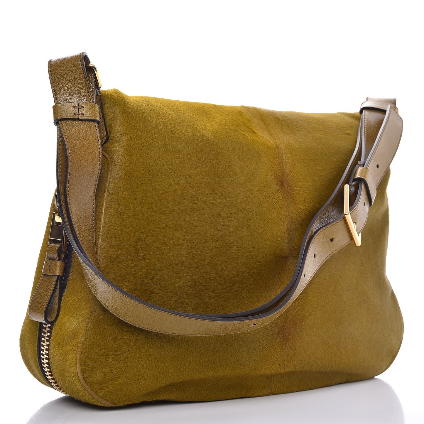 Calfskin Calf Hair Large Jennifer Olive