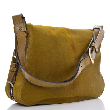 Tom Ford Calfskin Calf Hair Large Jennifer Olive 3 of 8