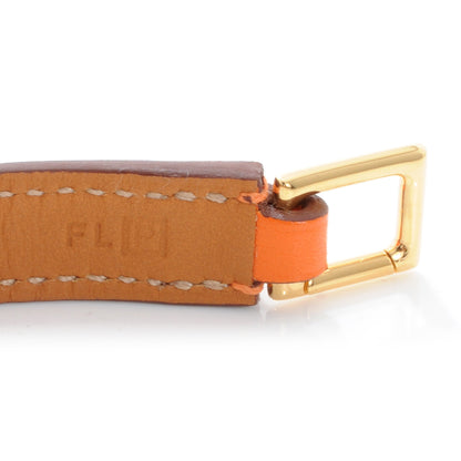 Hermes Chamonix Rivale Double Tour Bracelet XS Orange 7 of 7